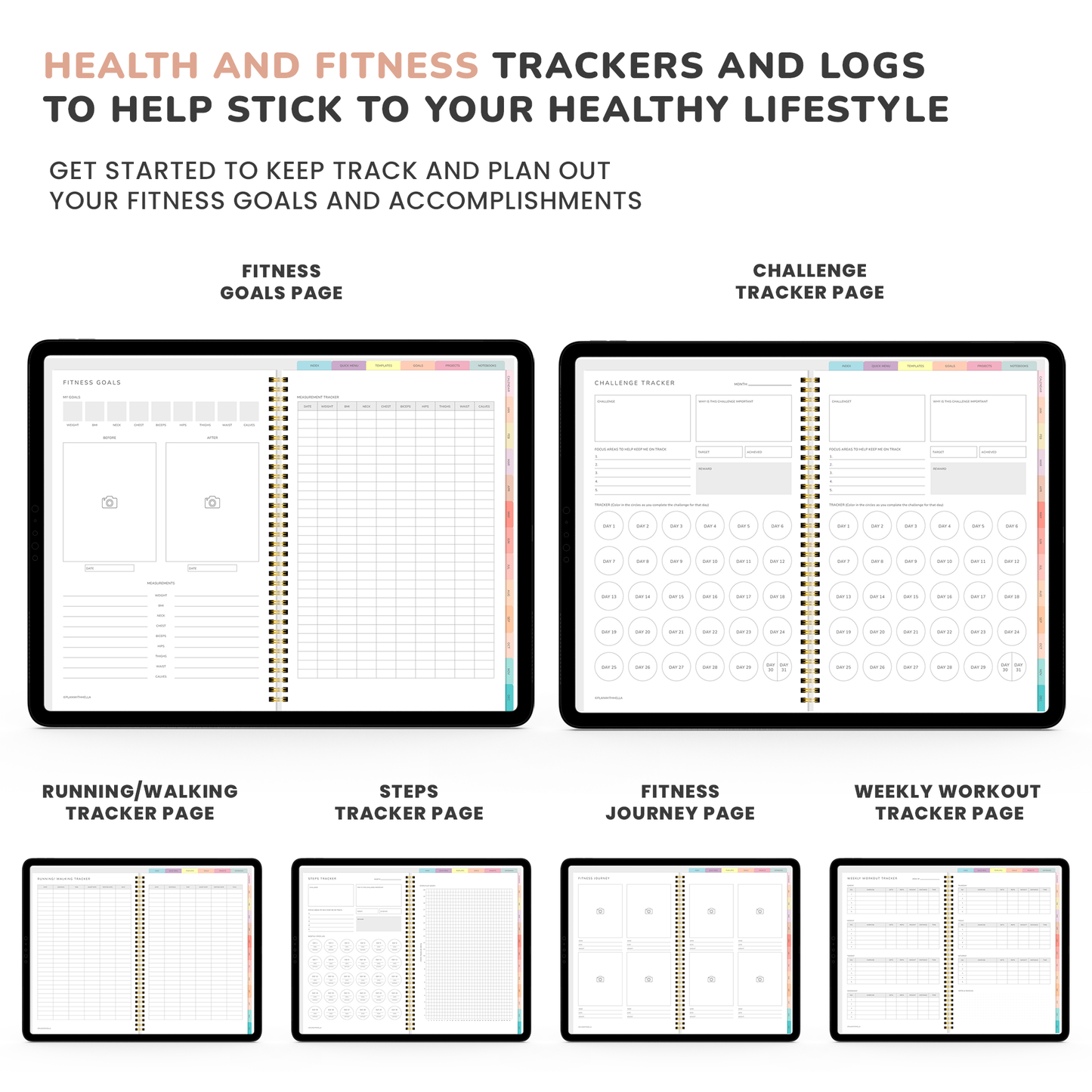 Digital Planner, Goodnotes Planner, iPad Planner, Notability Planner, Dated Digital Planner, 2026 2027 Undated Planner
