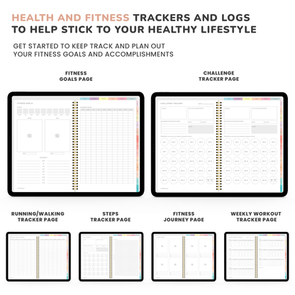 Digital Planner, Goodnotes Planner, iPad Planner, Notability Planner, Dated Digital Planner, 2026 2027 Undated Planner