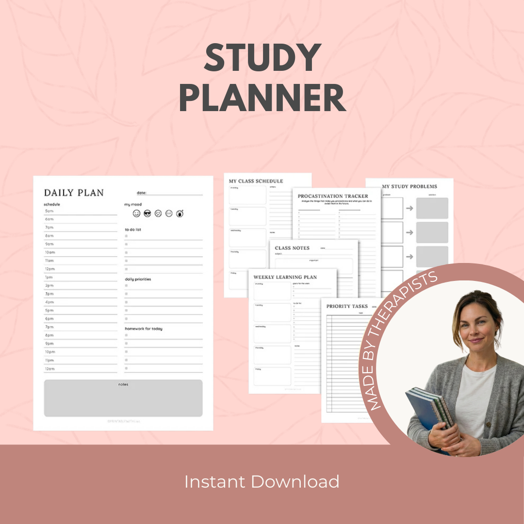 Ultimate ADHD Planner Bundle, ADHD Journal, ADHD Productivity Planner, ADHD Life Planner, Printable ADHD Planner Wiseovia