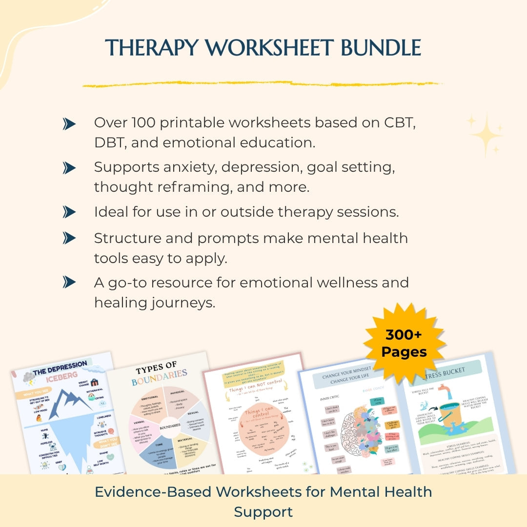 The Ultimate Mental Health & Therapy Bundle – Heal Anxiety, OCD, and Trauma