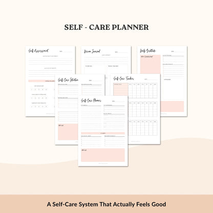 The Mental Clarity & Self-Care Bundle – 5 Therapist Tools for Focus, Calm, and Inner Balance