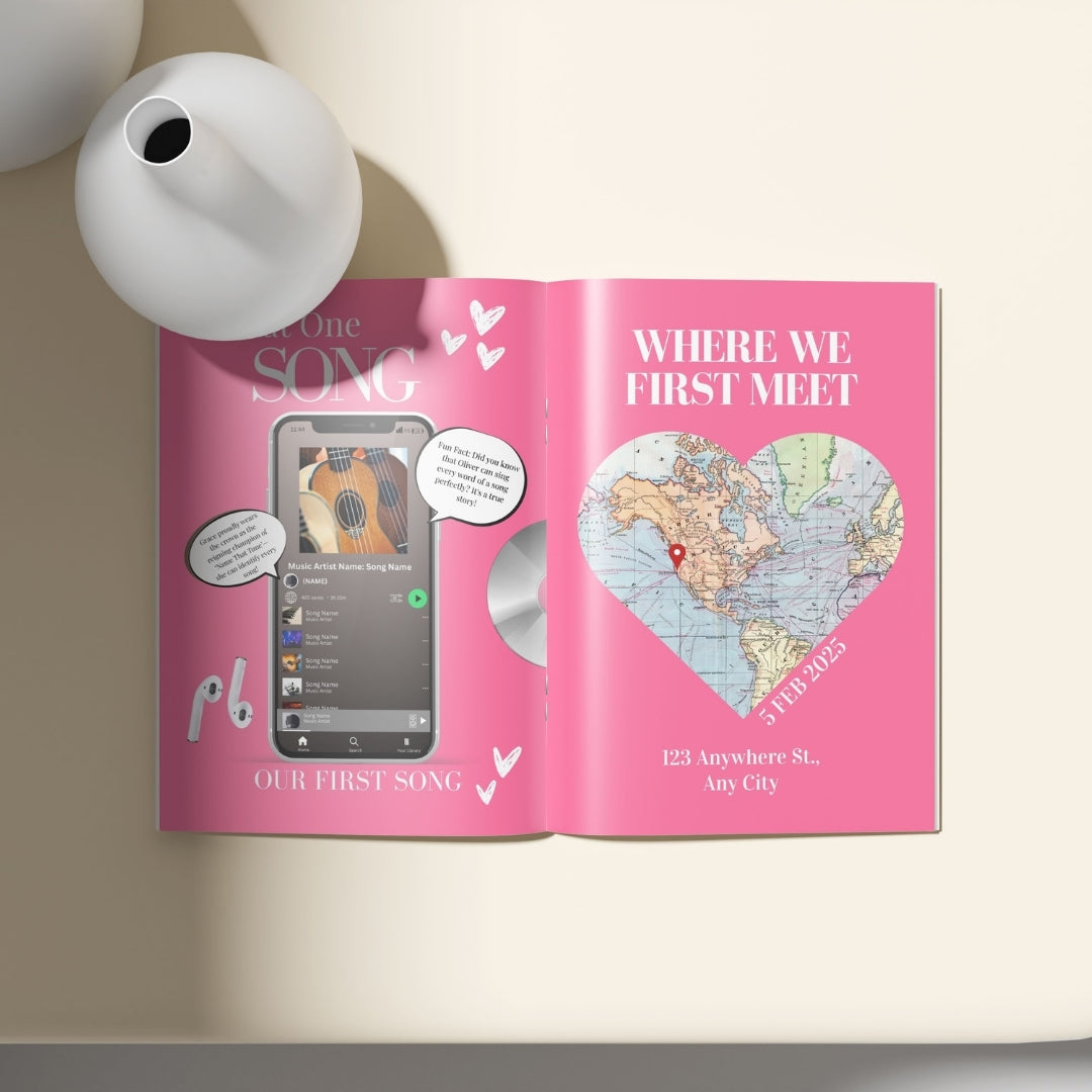 The Ultimate Couple’s Magazine – Personalize Your Love Story & Cherish Every Memory