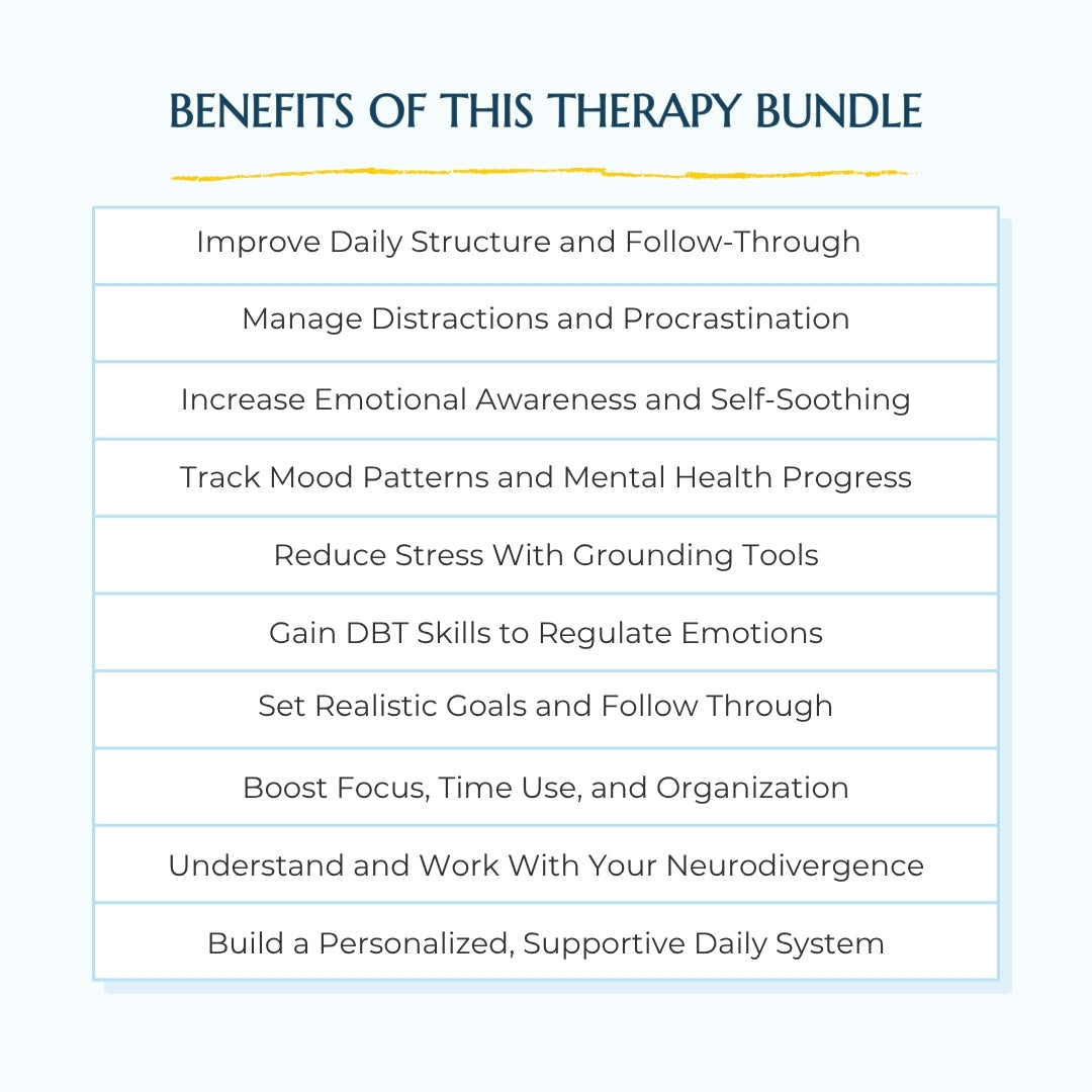 Focus & Emotional Clarity Bundle – Plan, Regulate & Thrive