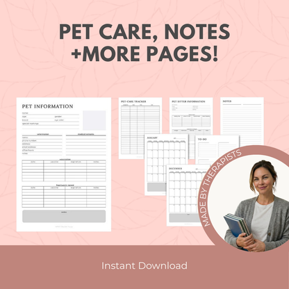 Ultimate ADHD Planner Bundle, ADHD Journal, ADHD Productivity Planner, ADHD Life Planner, Printable ADHD Planner Wiseovia