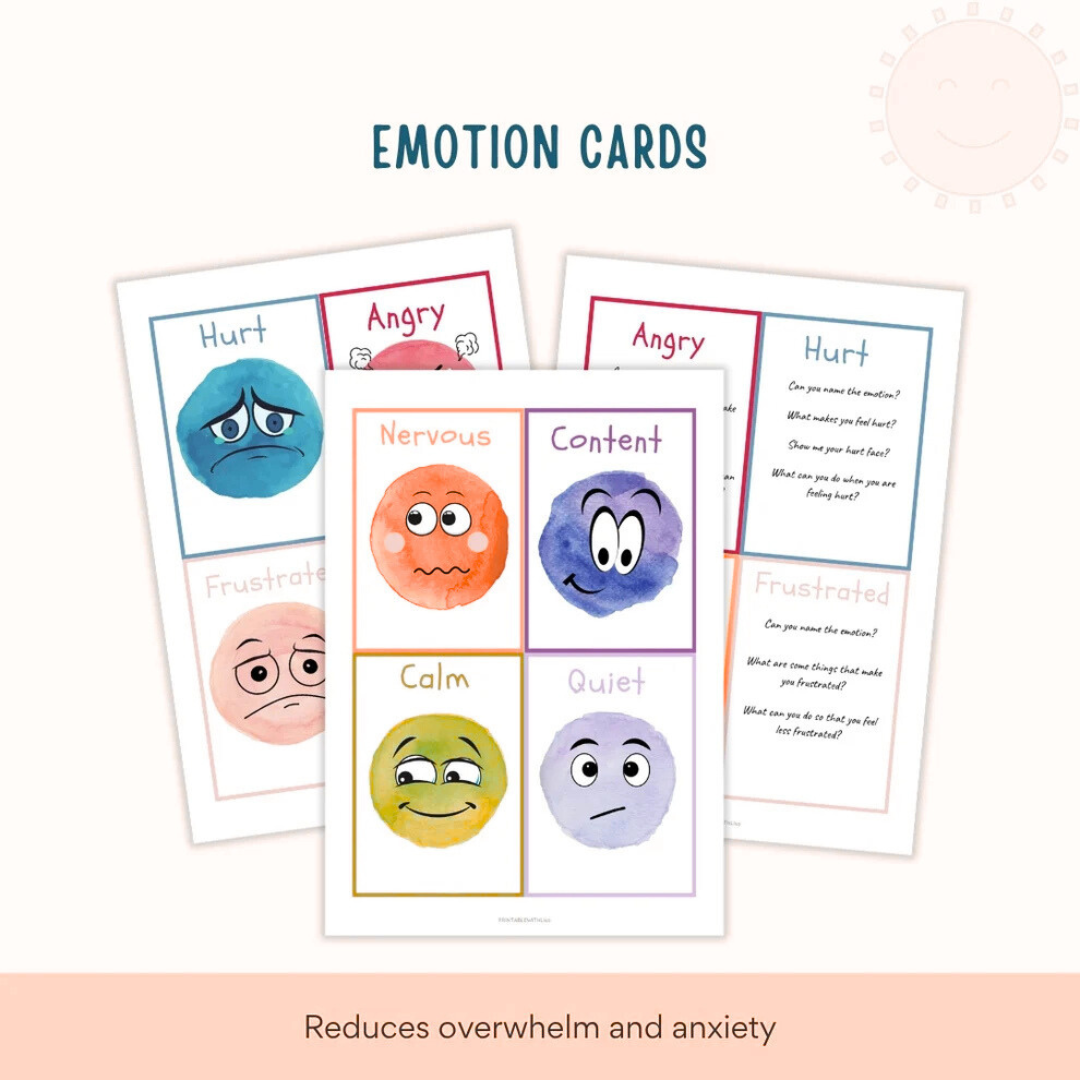 Calming Corner Kit Bundle – 40+ Printable Emotional Regulation & Coping Tools for Kids Wiseovia