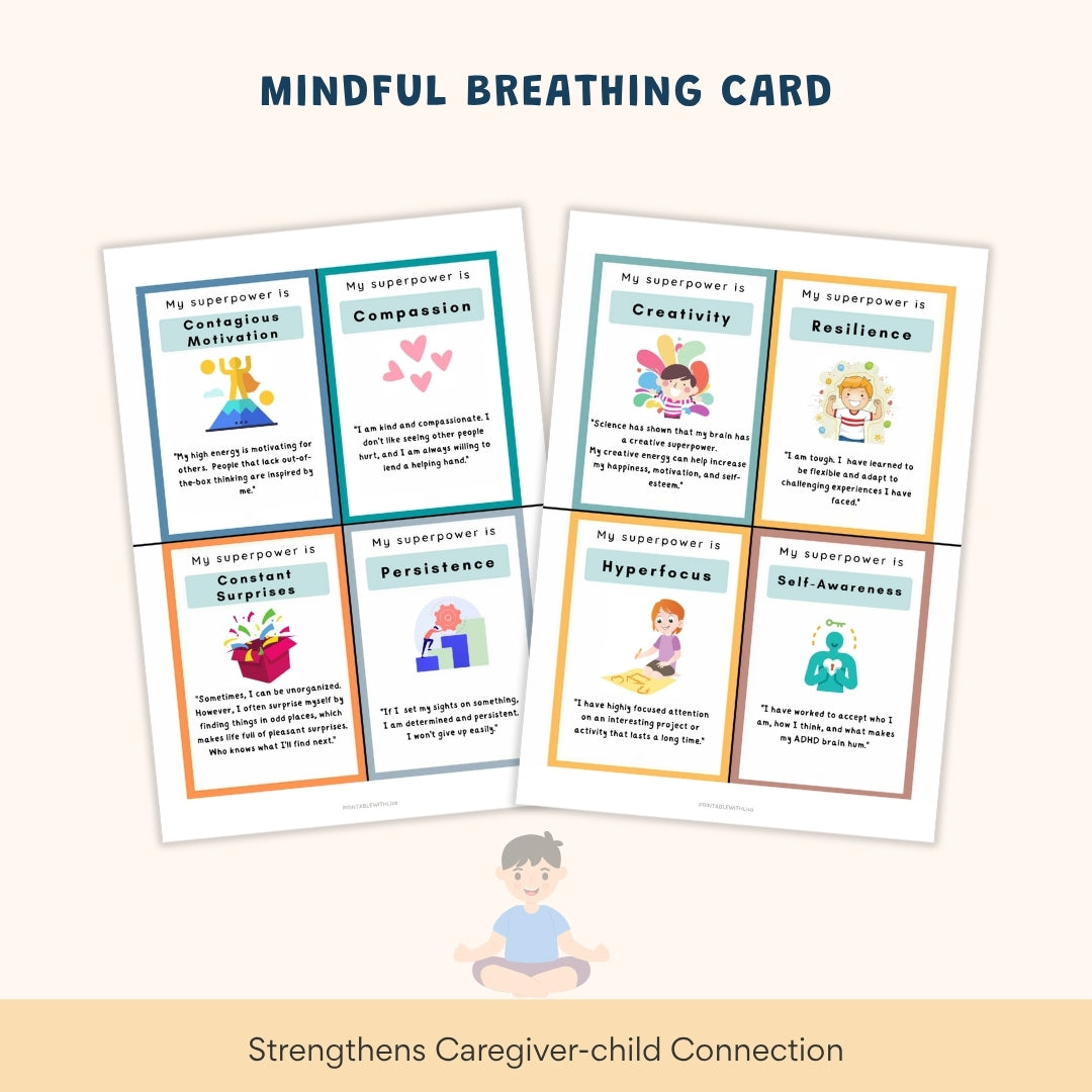 ADHD Executive Functioning Worksheet Bundle for Kids & Teens | Emotional Regulation, Time Management & Focus Tools (130+ Pages)