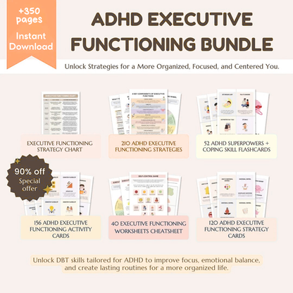 ADHD & Executive Functioning Toolkit: 250+ Activities for Self-Regulation & Emotional Coping Skills