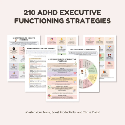 ADHD & Executive Functioning Toolkit: 250+ Activities for Self-Regulation & Emotional Coping Skills