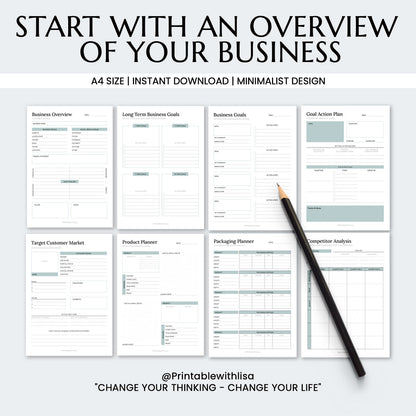 2026 Business Planner Printable BUNDLE, Small Business Planner, Business Planner