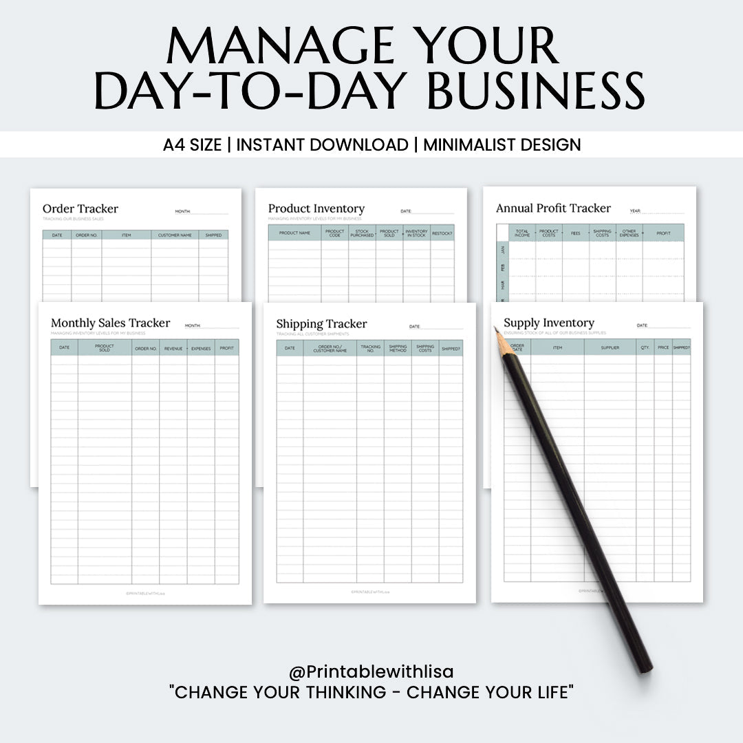 2026 Business Planner Printable BUNDLE, Small Business Planner, Business Planner