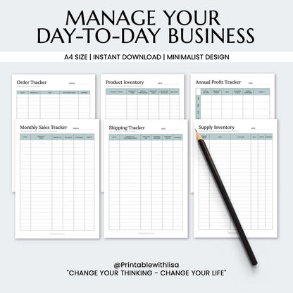 2026 Business Planner Printable BUNDLE, Small Business Planner, Business Planner