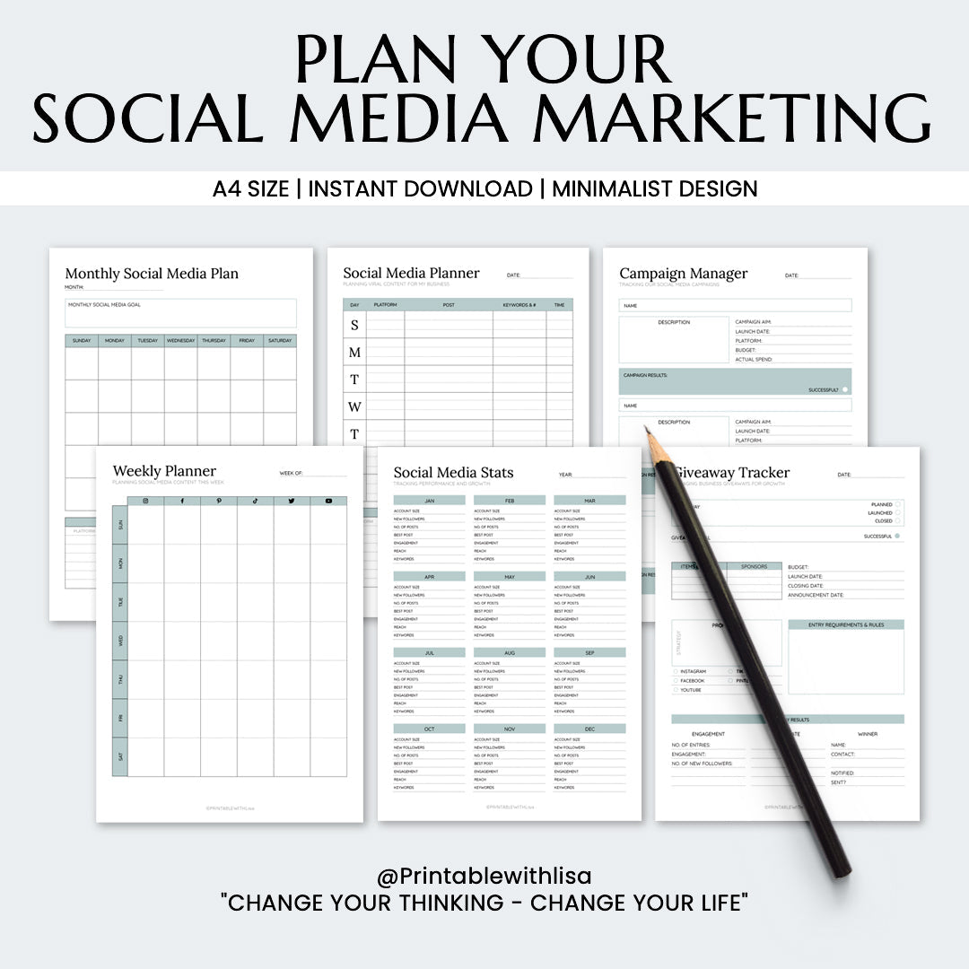 2026 Business Planner Printable BUNDLE, Small Business Planner, Business Planner