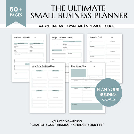 2026 Business Planner Printable BUNDLE, Small Business Planner, Business Planner