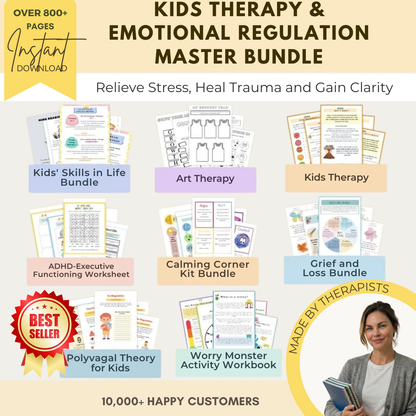 Kids Therapy & Emotional Regulation Master Bundle – Calm Big Feelings With Confidence Wiseovia