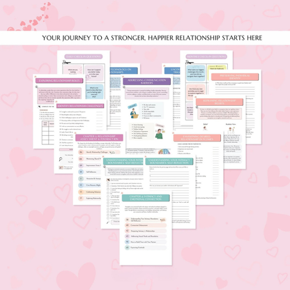 Couples Workbook Therapist Designed Worksheets Marriage Counseling Therapy Tools Handouts Intimacy Interventions Coaching Relationship Ebook