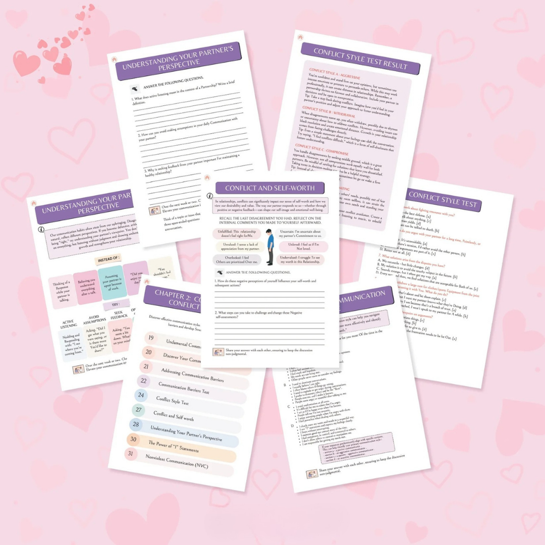 Couples Workbook Therapist Designed Worksheets Marriage Counseling Therapy Tools Handouts Intimacy Interventions Coaching Relationship Ebook