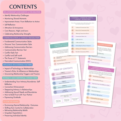 Couples Workbook Therapist Designed Worksheets Marriage Counseling Therapy Tools Handouts Intimacy Interventions Coaching Relationship Ebook