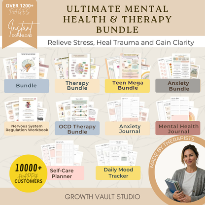 The Ultimate Mental Health & Therapy Bundle – Heal Anxiety, OCD, and Trauma Wiseovia