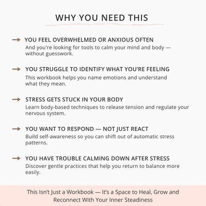 Nervous System Regulation Workbook, Somatic Exercise Polyvagal Theory Ladder Vagus Vagal Nerve Therapy Techniques Worksheets Co-regulation