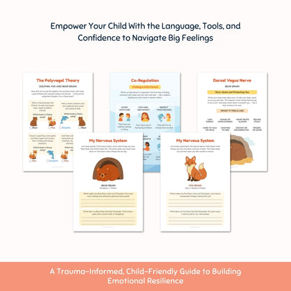The Polyvagal Theory for Kids | Nervous System Regulation Workbook | Emotional Toolkit with Brain Metaphors