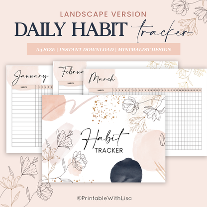 Daily Habit Tracker Printable